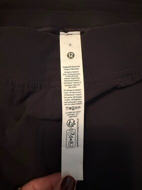 Lululemon Black Adaptive State Jogger Athletic Leggings - Size 8